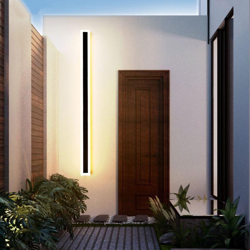 Moderne Außenwandleuchte IP67 Wasserdicht - Front LED