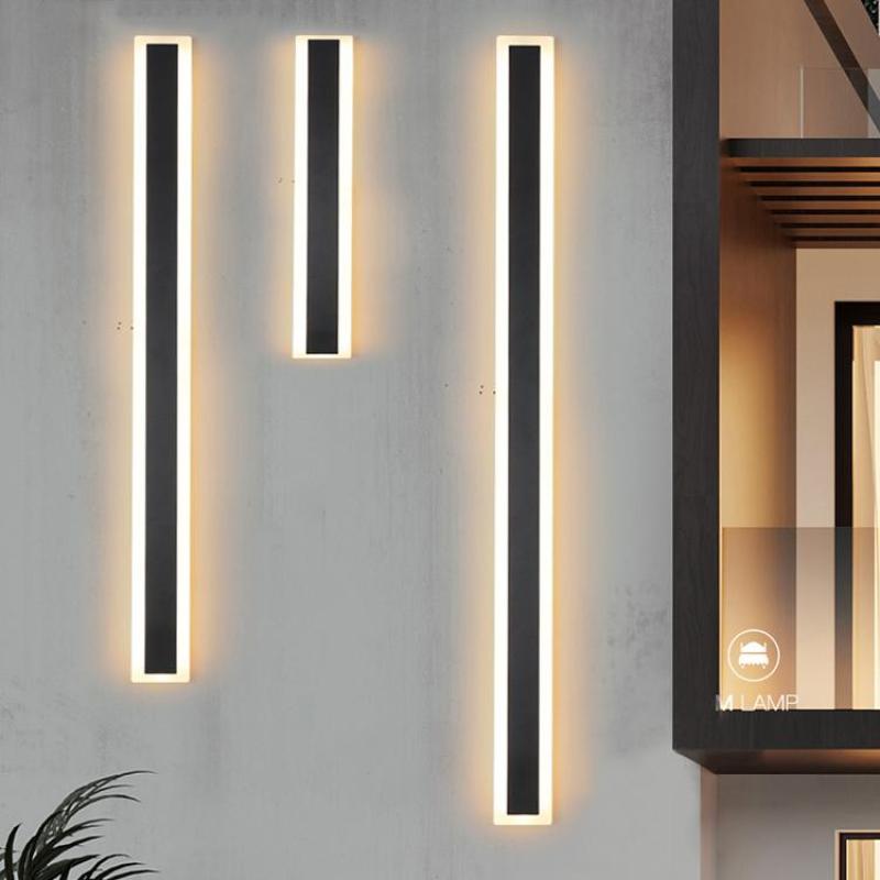 Moderne Außenwandleuchte IP67 Wasserdicht - Front LED