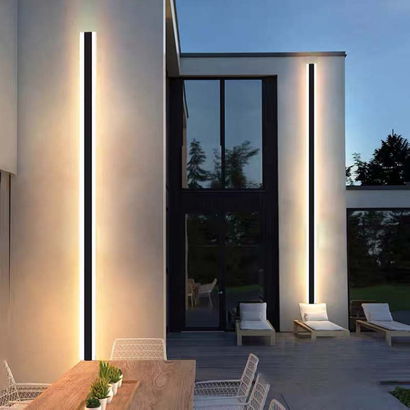 Moderne Außenwandleuchte IP67 Wasserdicht - Front LED