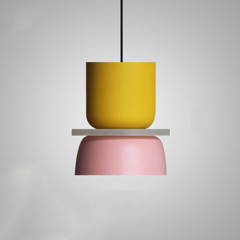 Nordic Colorful Macaron 1-Light LED-Pendelleuchte