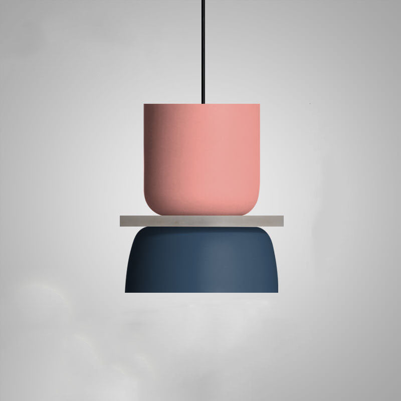 Nordic Colorful Macaron 1-Light LED-Pendelleuchte