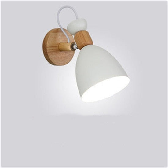 Moderne LED-Holz Schlafzimmer Wand Licht Lampe