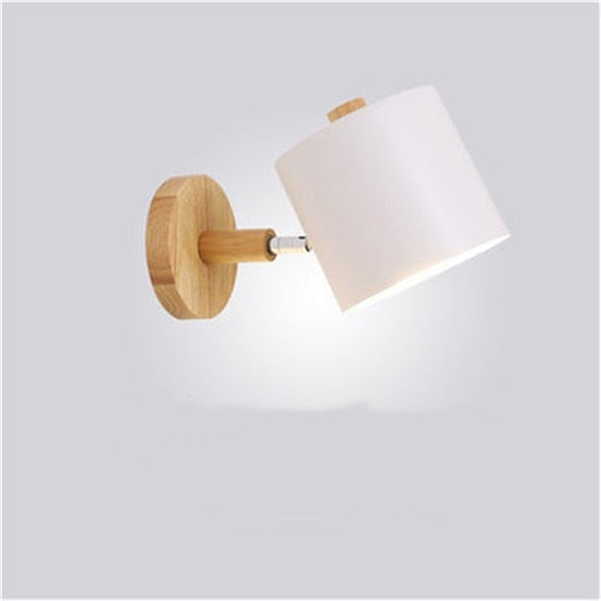 Moderne LED-Holz Schlafzimmer Wand Licht Lampe