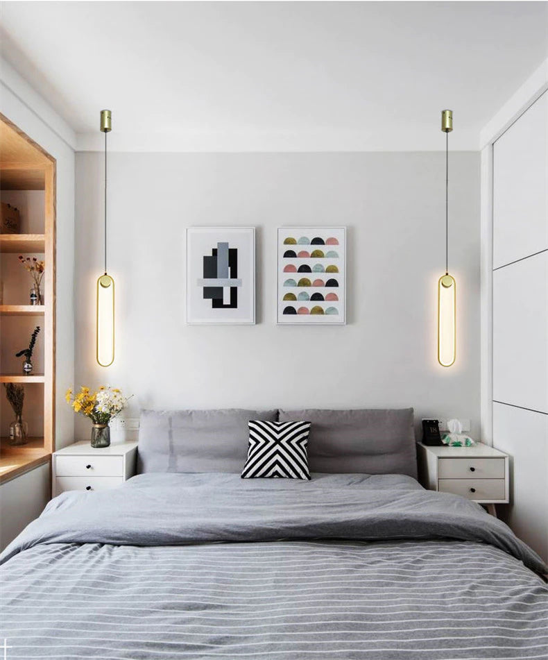 Moderne Led Pendelleuchten für Esszimmer Schlafzimmer kleine Lampen Innenbeleuchtung