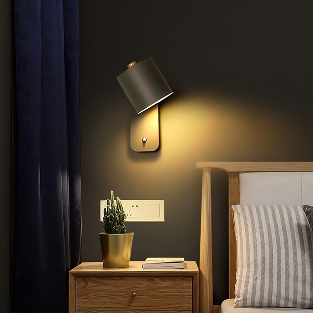Moderne Led Wand Lampen mit Schalter Innen Zuhause Dekor Lichter