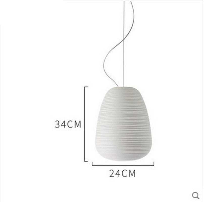 Modernes milchig-weißes Glas Hängende Lampe Leuchten