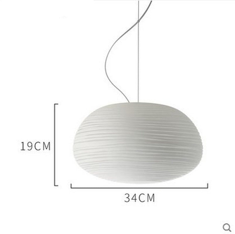 Modernes milchig-weißes Glas Hängende Lampe Leuchten