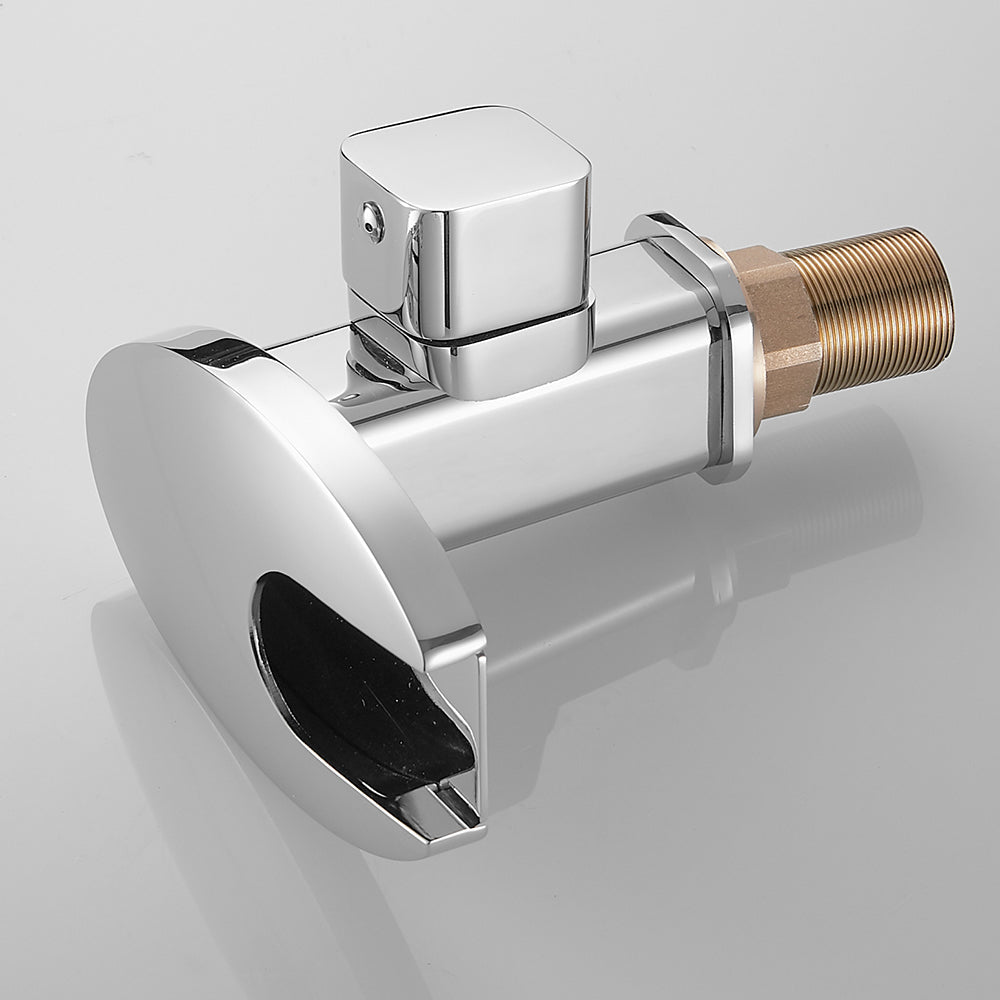 Messing Wasserfall LED Bad Waschbecken Wasserhahn Wasser Mischer Kran Waschbecken Wasserhahn