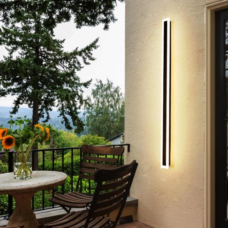 Moderne Außenwandleuchte IP67 Wasserdicht - Front LED