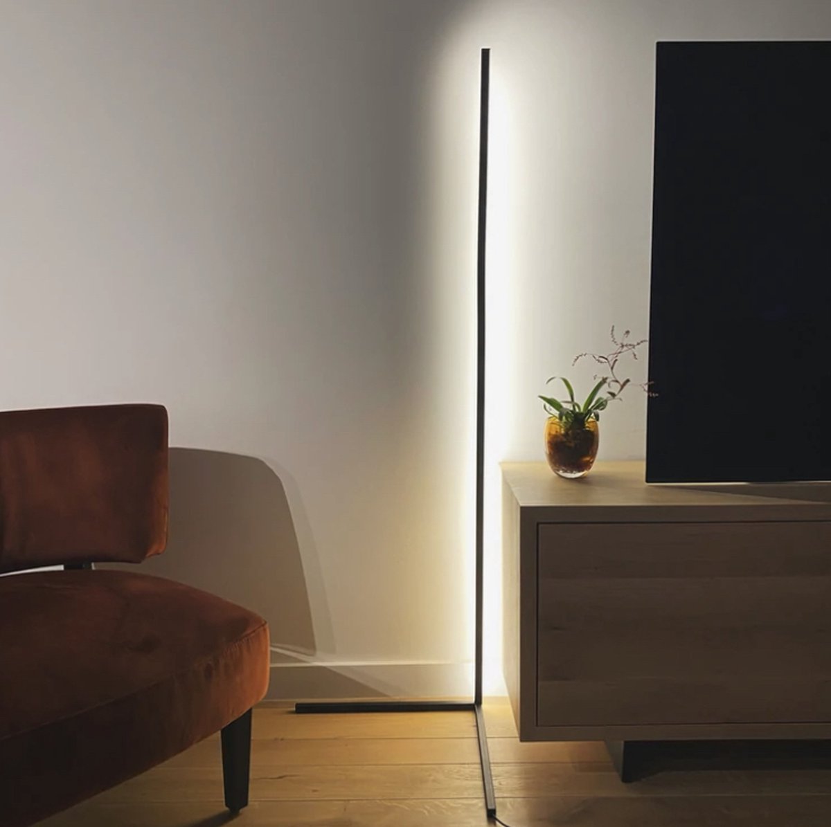 Minimale warme Lampe