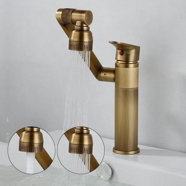 Elegante drehbare Luxus Waschtischarmatur