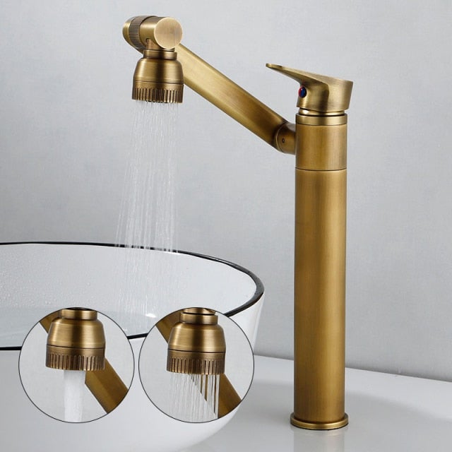 Elegante drehbare Luxus Waschtischarmatur