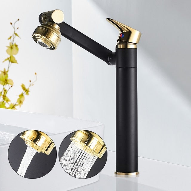 Elegante drehbare Luxus Waschtischarmatur
