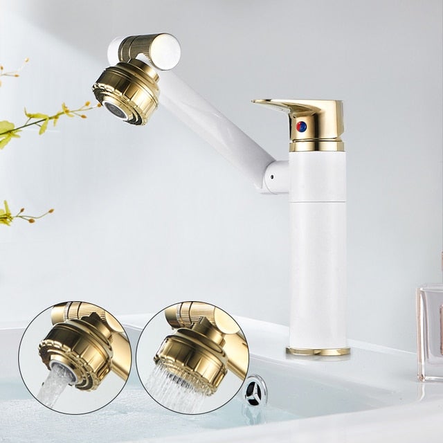 Elegante drehbare Luxus Waschtischarmatur