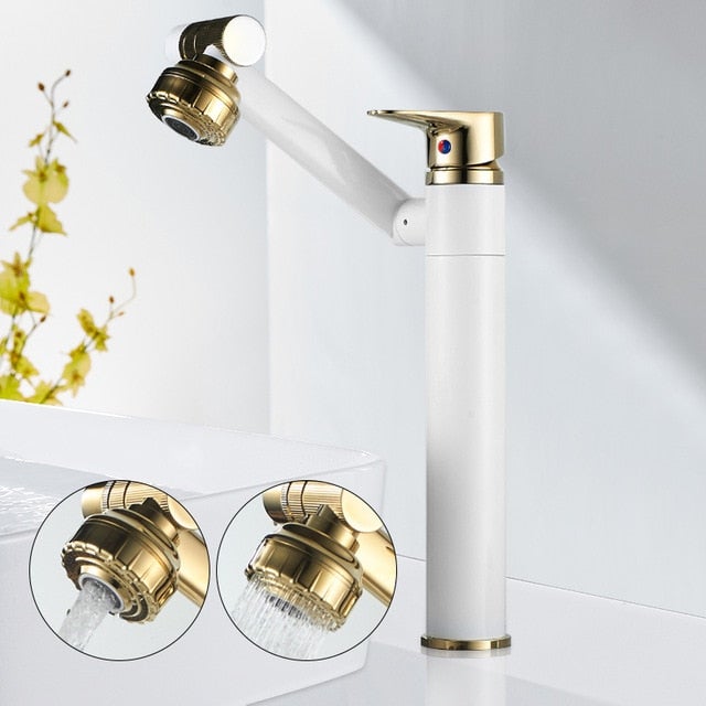 Elegante drehbare Luxus Waschtischarmatur