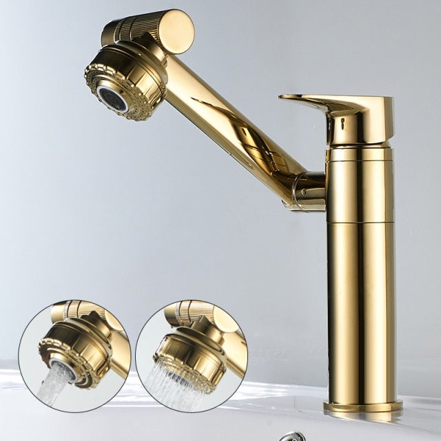 Elegante drehbare Luxus Waschtischarmatur