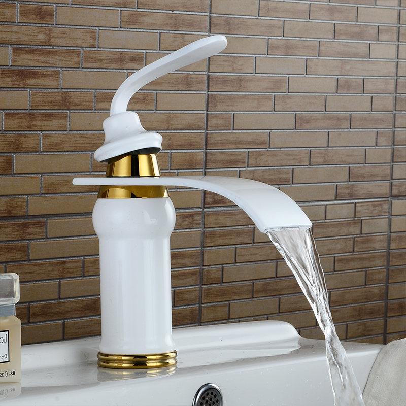 Ames - Vintage Messing Wasserfall Wasserhahn