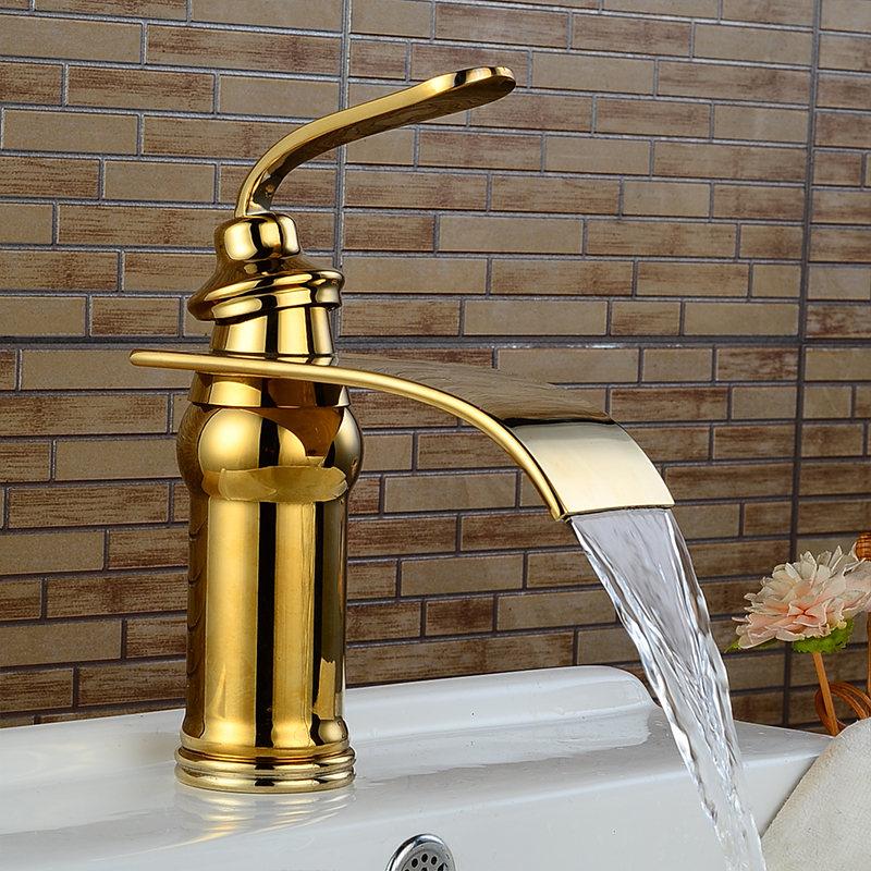 Ames - Vintage Messing Wasserfall Wasserhahn
