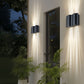 Einzigartiges Arc Design LED Wandleuchter Up und Down Lights Wandleuchter Wasserdicht Außenwandleuchten