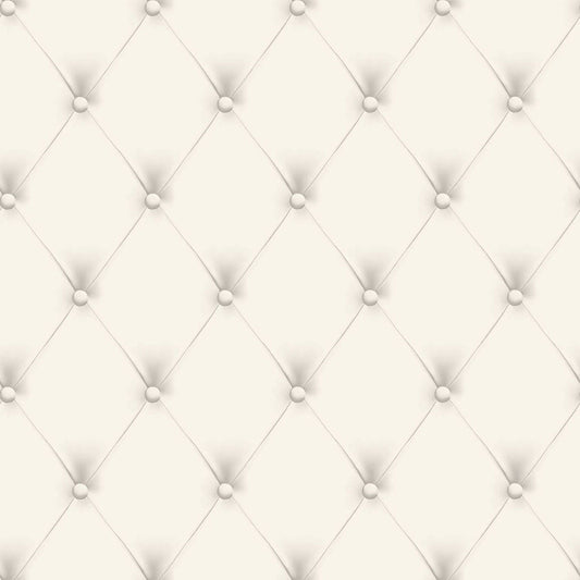 Frendorf | Creme Vliesstofftapete Polsterdesign 346832, Precious, Origin