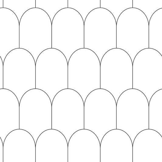 Frendorf | Geometrisches Muster Tapete 139140, Schwarz & Weiß, Esta