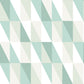 Frendorf | Geometrische Vliestapete, grün-weiße Dreiecke 138920, Little Bandits, Esta