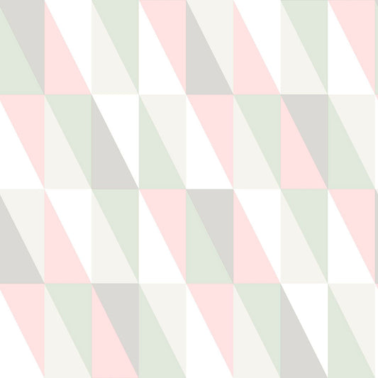 Frendorf | Geometrische Vlies-Tapete, bunte Dreiecke 138919, Little Bandits, Esta