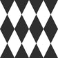 Frendorf | Geometrisches Muster Tapete - weiße und schwarze Rauten 347670, Precious, Ursprung