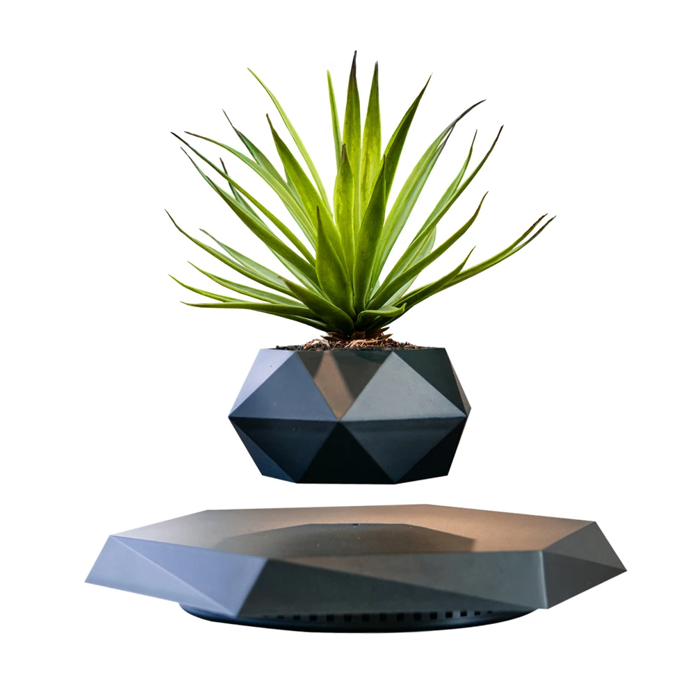 Frendorf | LeviPot Schwebender Blumentopf | Elegantes Design | Magnetisches Pflanzgefäß | Deko für Zuhause