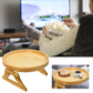 Bamboo Sofa Armlehnen Clip-On runder Tablett