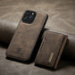 Frendorf | 2 in 1 abnehmbares Leder Wallet Case für iPhone