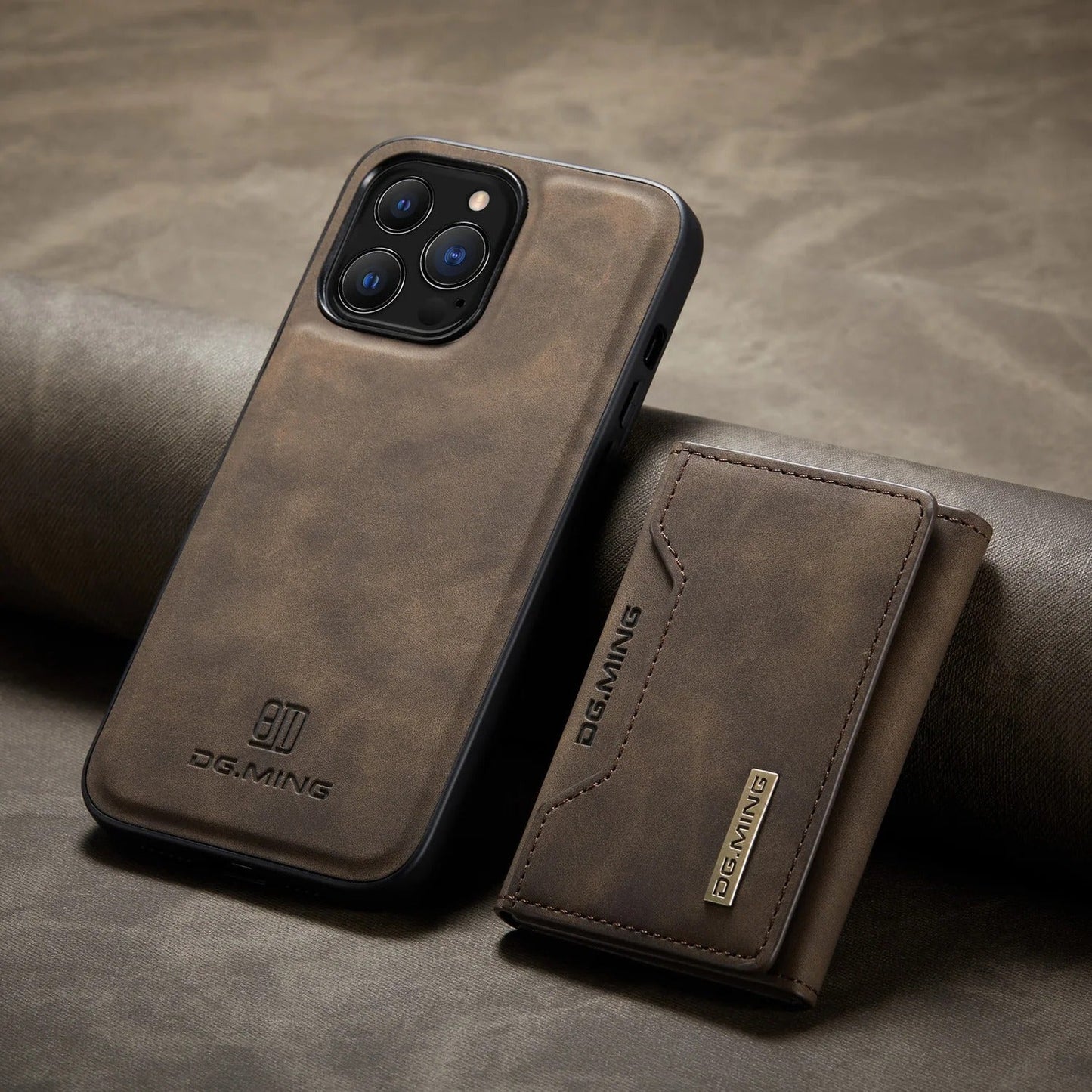 Frendorf | 2 in 1 abnehmbares Leder Wallet Case für iPhone