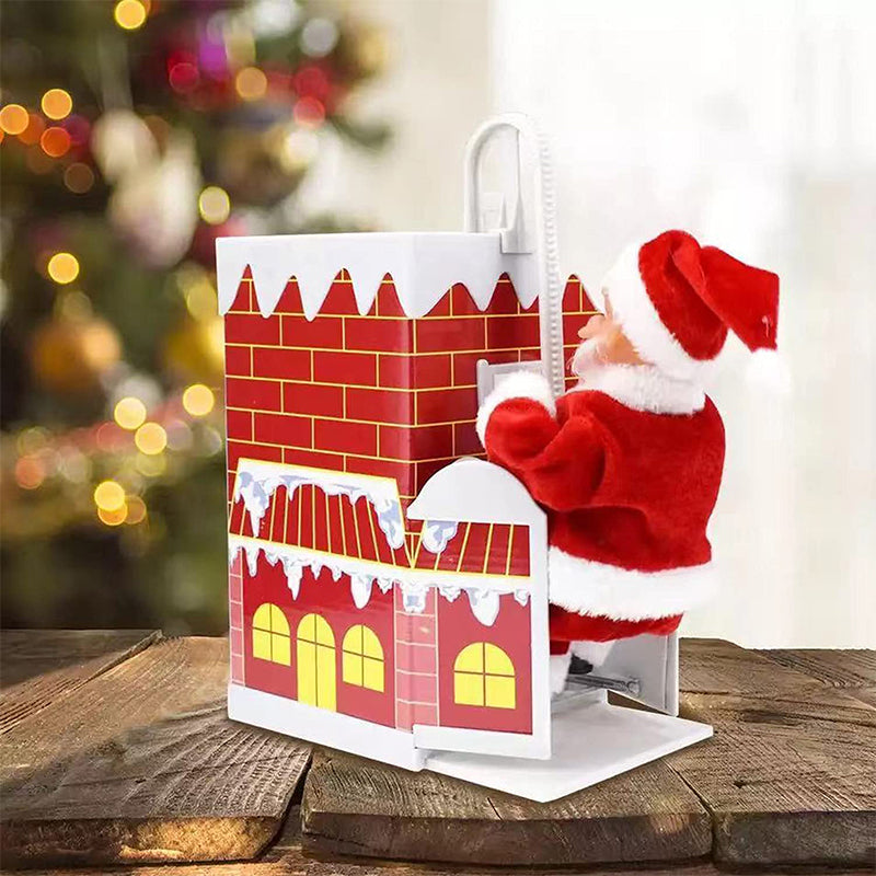 Frendorf | 🎅Elektrischer Weihnachtsmann mit Leiter und Musik