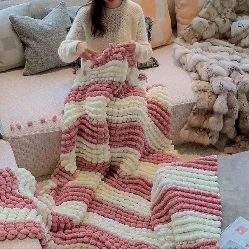 Frendorf | Winter DIY Geflochtene Perle Grobe Wolle