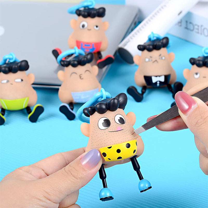 Frendorf | Bartziehende Mitesser kleines Spielzeug (mit Pinzette)