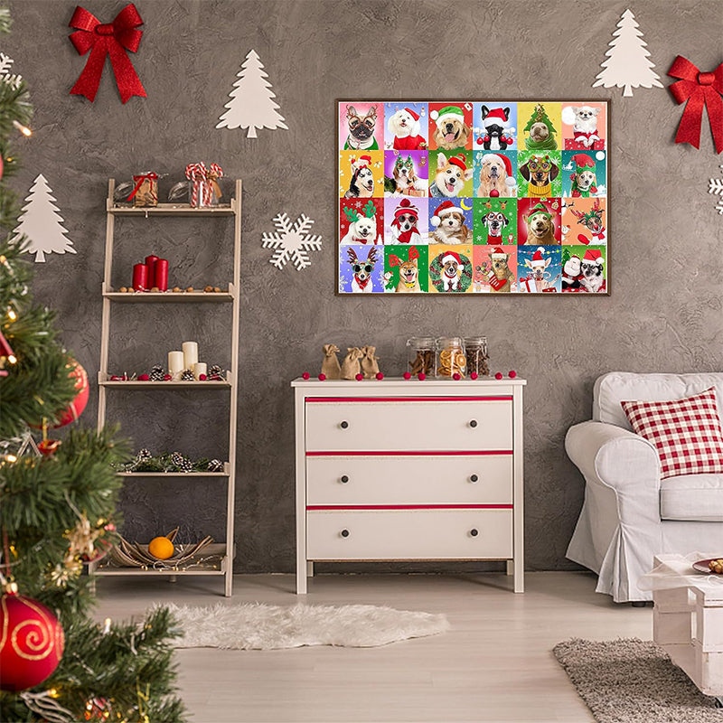 Frendorf | Weihnachts-Puzzle-Adventskalender-Blindbox 24 Teile