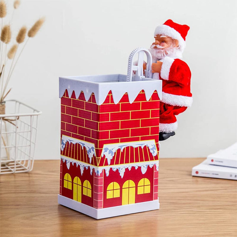 Frendorf | 🎅Elektrischer Weihnachtsmann mit Leiter und Musik