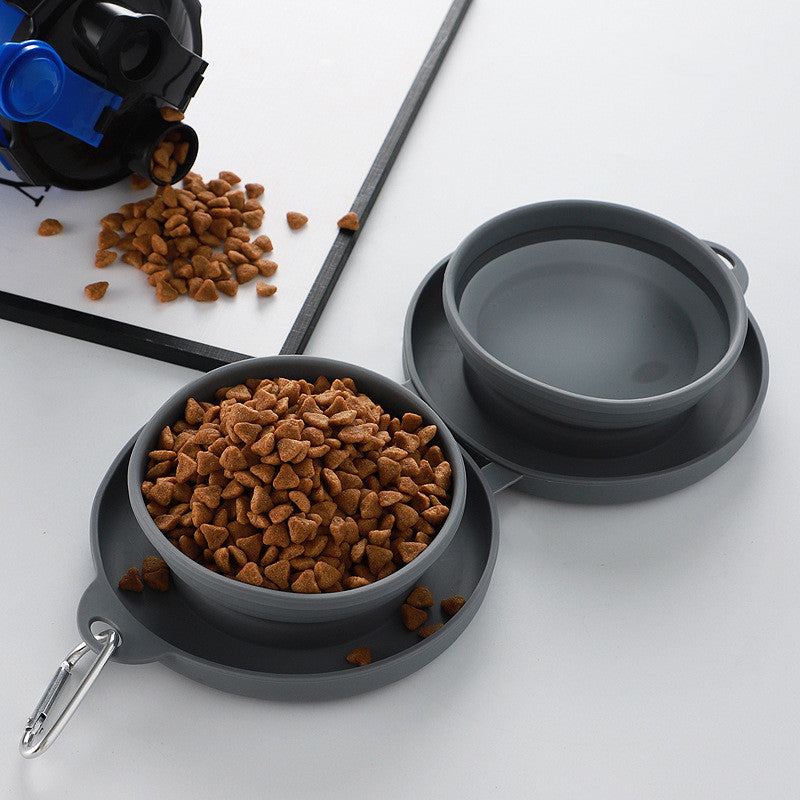 Frendorf | 2-in-1 Faltbarer Silikonnapf für Haustiere