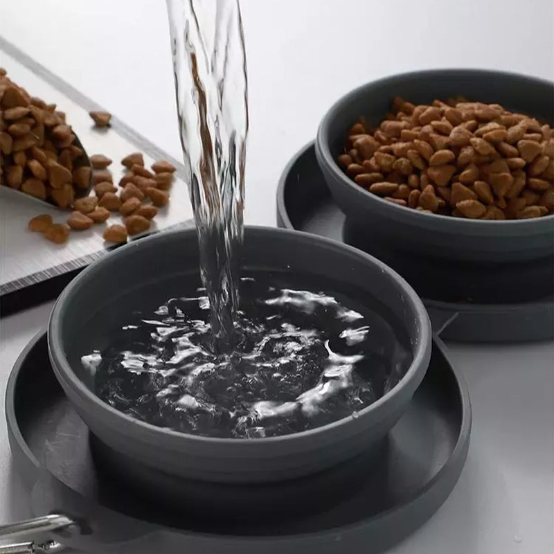 Frendorf | 2-in-1 Faltbarer Silikonnapf für Haustiere