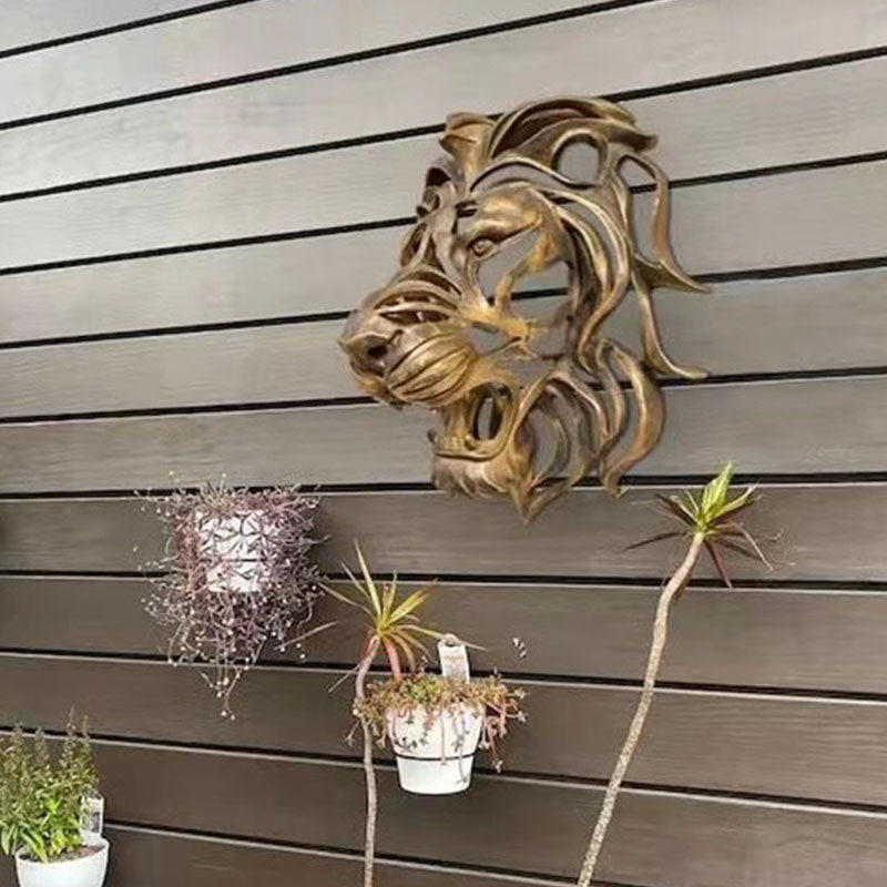 Löwenkopf Wandkunst