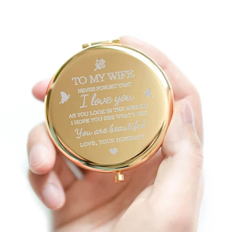 Frendorf | Ich liebe dich kompakter Spiegel