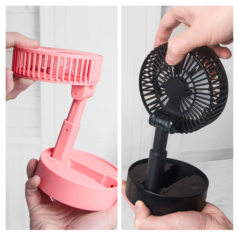 Mini faltbare teleskopische Telefonhalter Ventilator