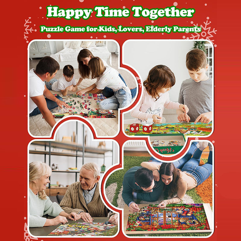 Frendorf | Adventskalender Weihnachts-Puzzle Blind Box 24 Teile 1000 Teile