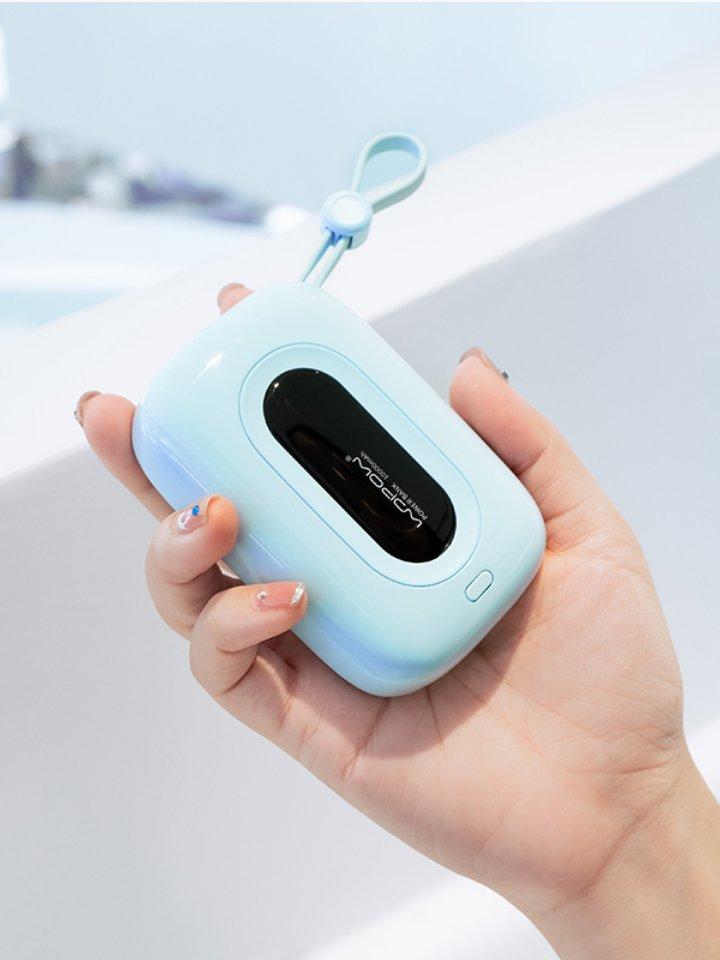 Frendorf | 10000mAh Eingebaute Dual-Kabel Powerbank