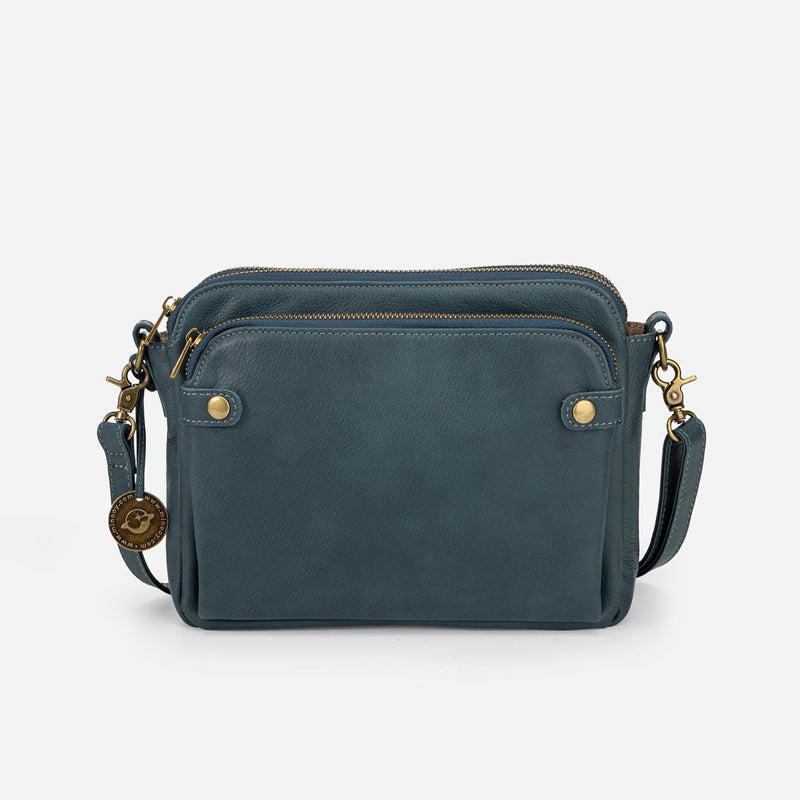 Frendorf | Drei-Schichten Leder Umhängetasche & Clutch Tasche