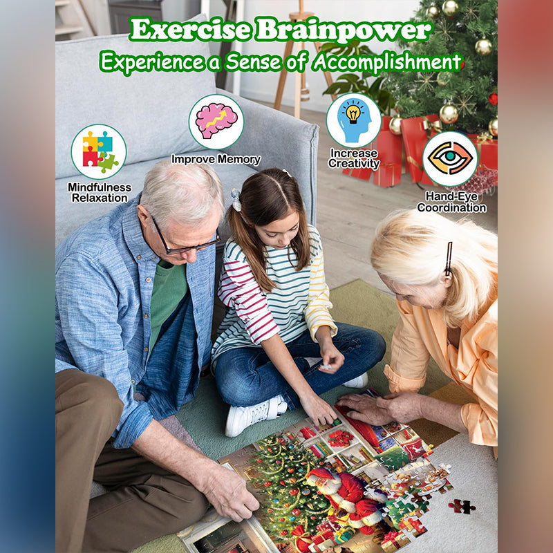 Frendorf | Adventskalender Weihnachts-Puzzle Blind Box 24 Teile 1000 Teile