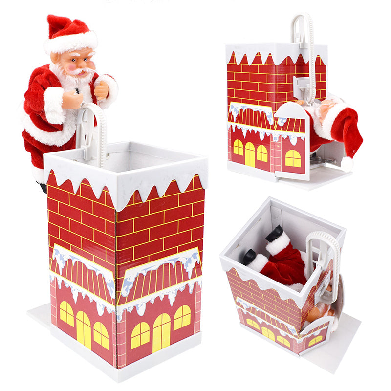 Frendorf | 🎅Elektrischer Weihnachtsmann mit Leiter und Musik