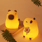 2024 Capybara Squishy Silikon Nachttischlampe - Perfektes Geschenk für Kinder und Mädchen