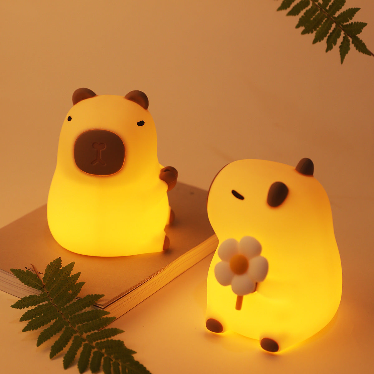 2024 Capybara Squishy Silikon Nachttischlampe - Perfektes Geschenk für Kinder und Mädchen