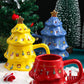 Frendorf | Weihnachtsbaum Keramik Becher mit Deckel